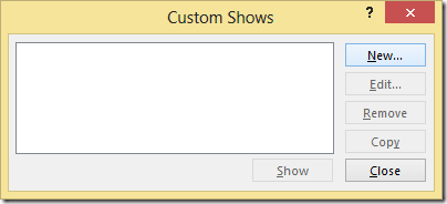 PowerPoint Custom Shows