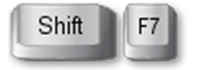 thesaurus shortcut Shift F7