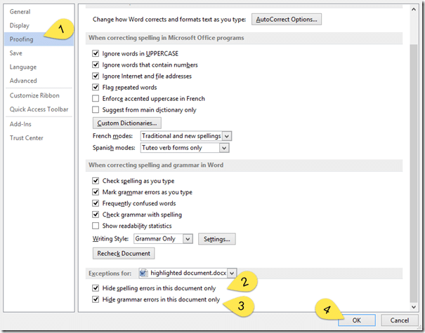 Solution to False positive spelling mistakes