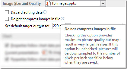 Do not compress images