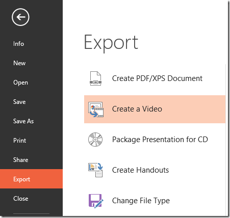 create a video for reusable narrated training