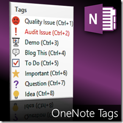 OneNote tags