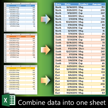 Combine Multiple Sheets into one