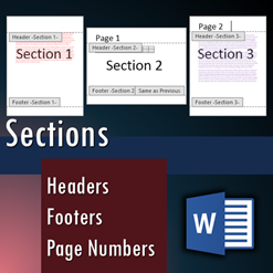 Word sections - Headers and footers - Dr. Nitin Paranjape