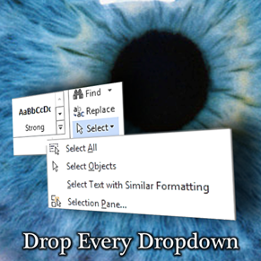 the powerful Dropdown menu in Office 