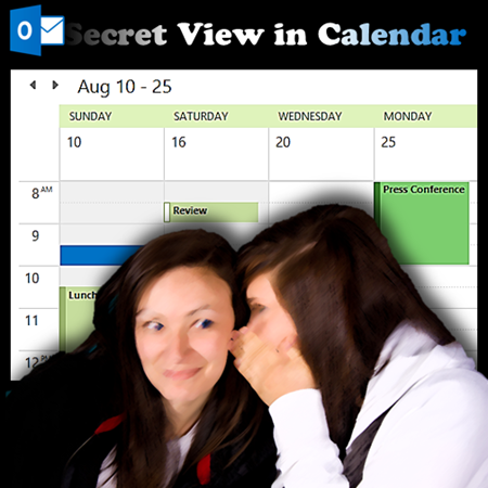secret calendar view