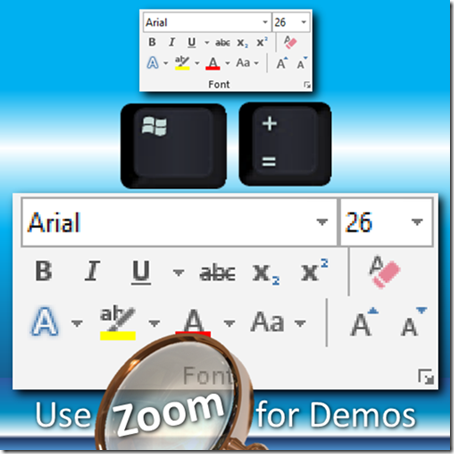 Use zoom for demos