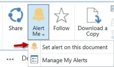 ODB Alert Me Set alert on this document ODB Alert Me Set alert on this document