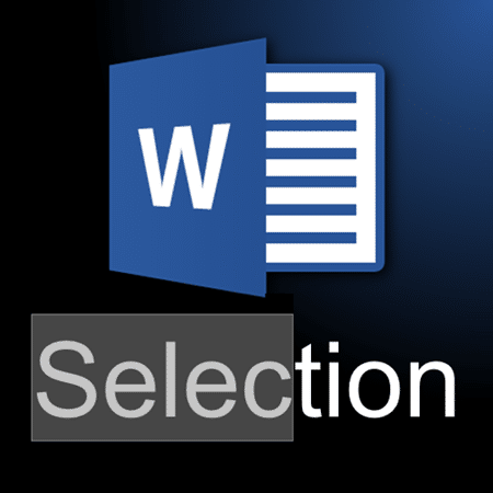 How to select things in Word