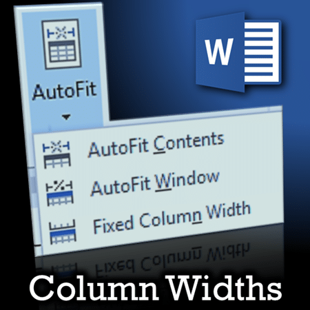 Manage column widths in Word Tables - Dr. Nitin Paranjape