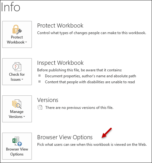 Delivering Excel reports - Browser view options