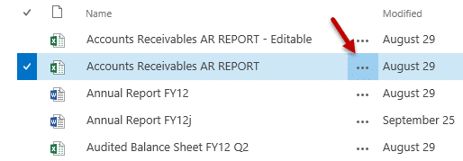 Delivering Excel reports - Share the report
