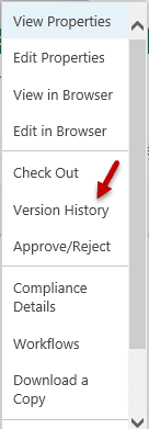 Publishing Excel reports - Version History