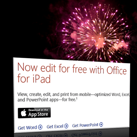 Office for ipad, iphone and android is free