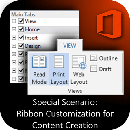 customizing ribbon for content creation by Dr. Nitin Paranjape