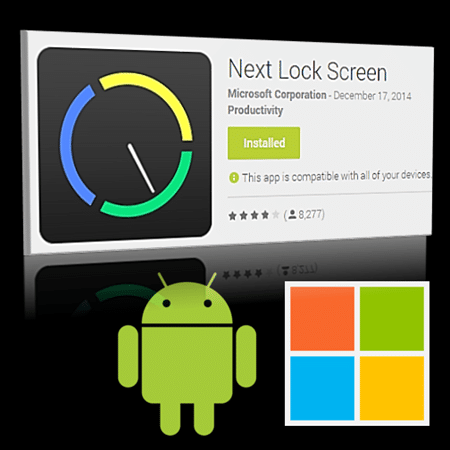 Microsoft Next - Android lock screen app