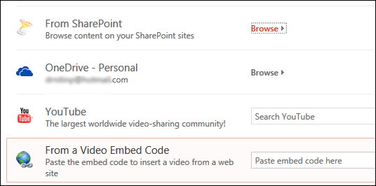 insert video into powerpoint