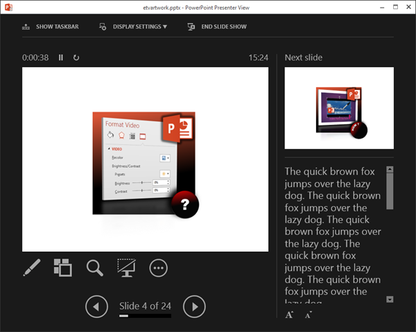 How to use Presenter View