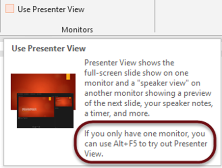 PowerPoint 2013 Presenter View