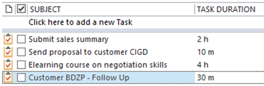 Task List 