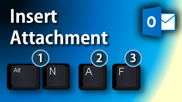 insert attachment shortcut insert attachment shortcut