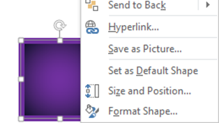 PowerPoint - Set as default shape