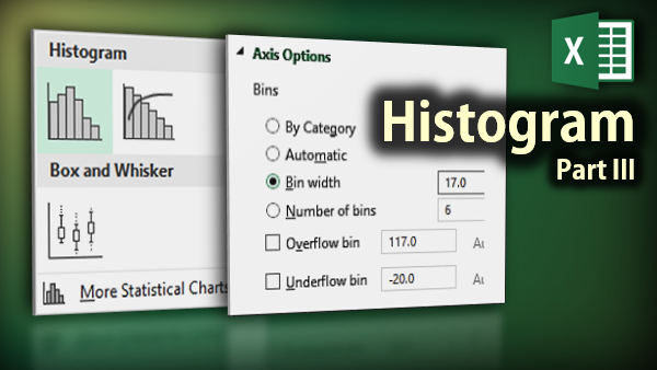 Histogram in Excel 2016