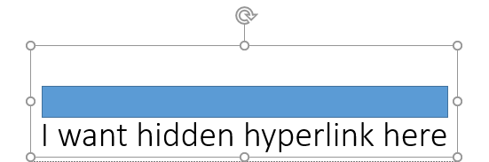 Hidden Hyperlinks