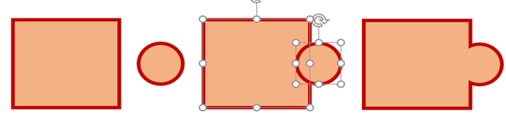 Merging shapes to create new, custom shapes in PowerPoint