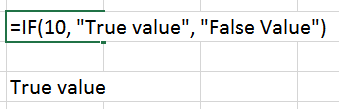Excel IF function - Positive value