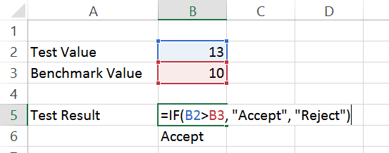 Excel IF function - syntax