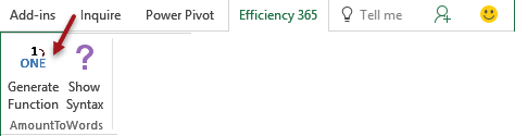SNAGHTML273da7 Amount to Words - Generate syntax button