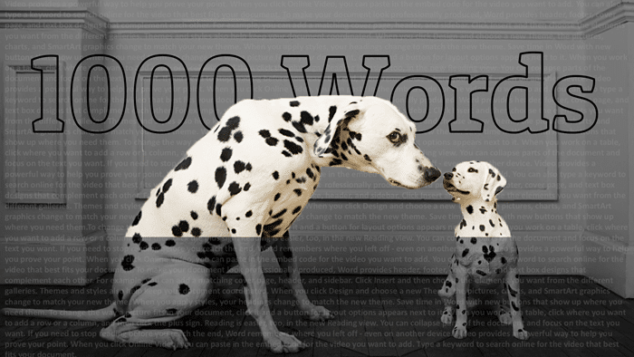 PowerPoint Illustration Best Practices - one picture is better than 1000 words