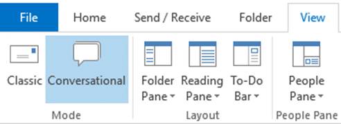 Outlook Conversational View