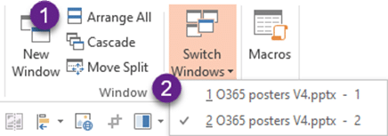 PowerPoint Editing Magic - New window option in View tab