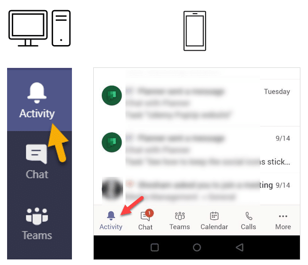 Activity Feed for Teams Notifications