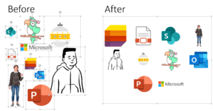Automatic Picture Arranger - Before and after