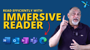 Immersive reader thumbnail / poster