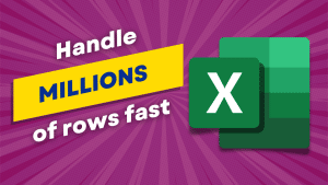 Excel data model poster