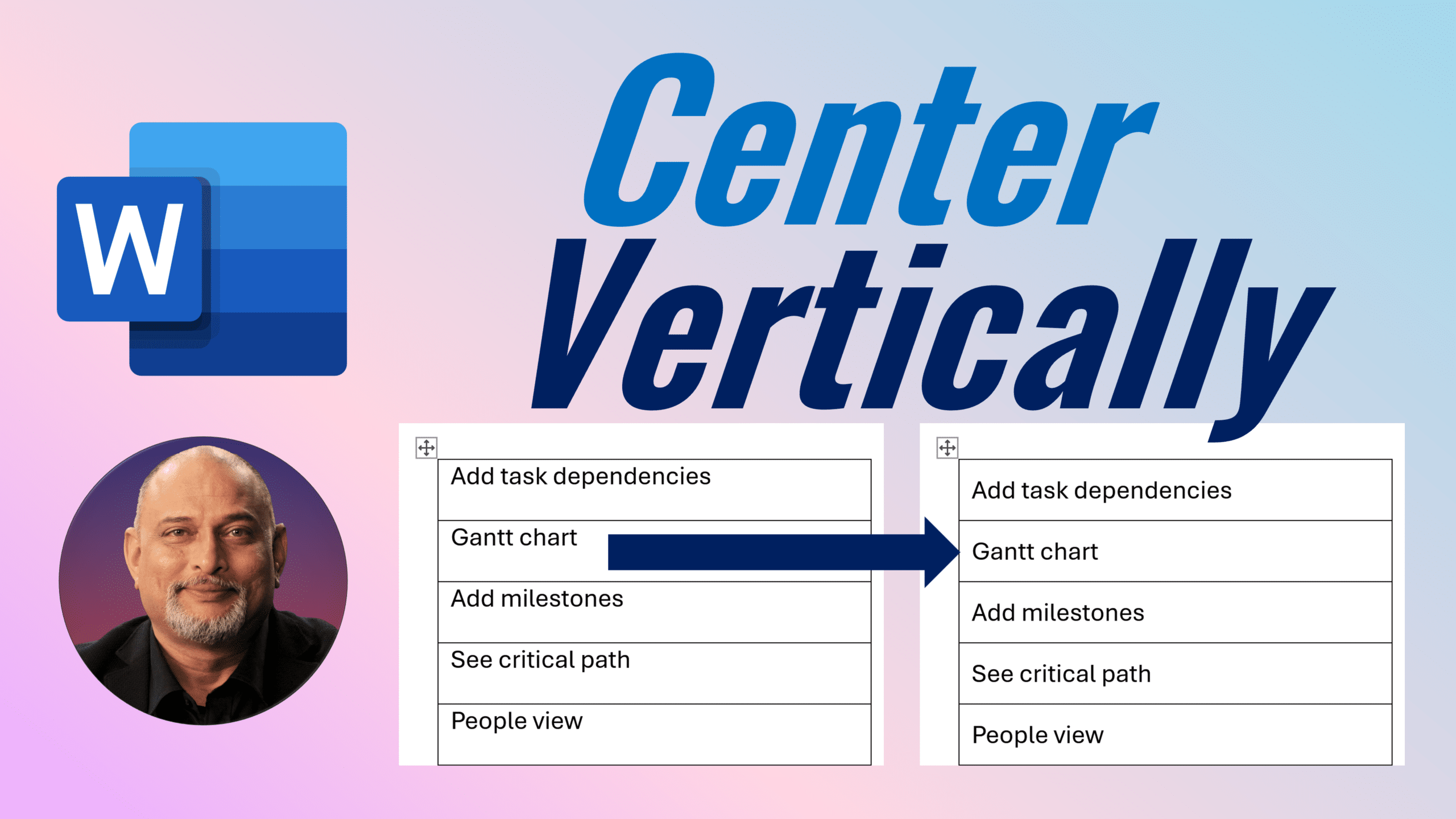 Word Tables Center Vertically Troubleshooting