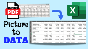 Scanned Picture to excel data