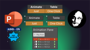 Split and Animate PowerPoint Tables