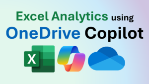Excel analysis using OneDrive Copilot